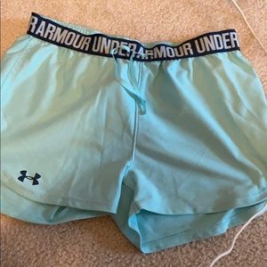 Blue under armour shorts